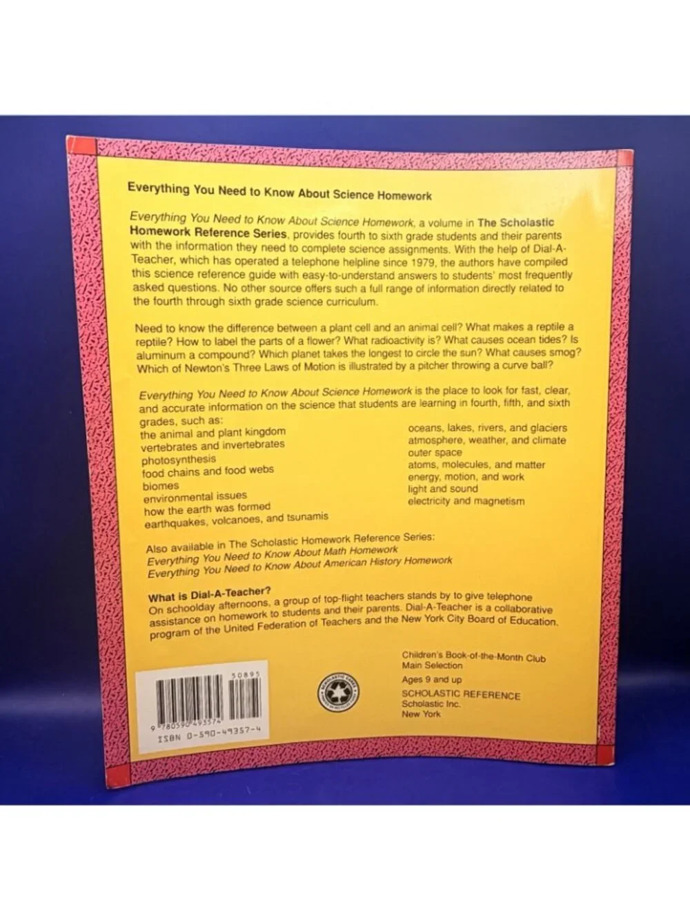 Lot 2 Everything You Need Know Math Science Homewrk Reference Scholastic 4th 6th